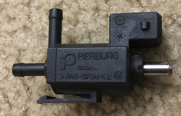 Turbo boost control solenoid valve